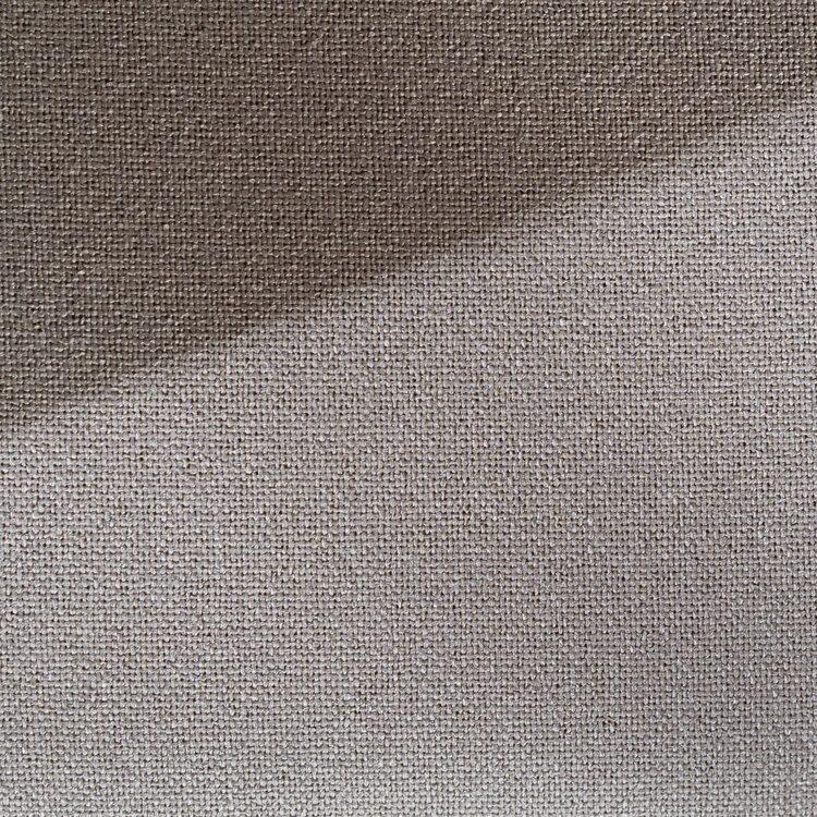 Esszimmerstuhl Runa recycelter Stoff mit Rollen grau