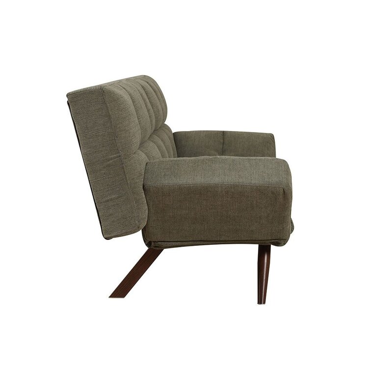 Schlafsofa 1,5-Sitzer Timo  recycelter Stoff grün