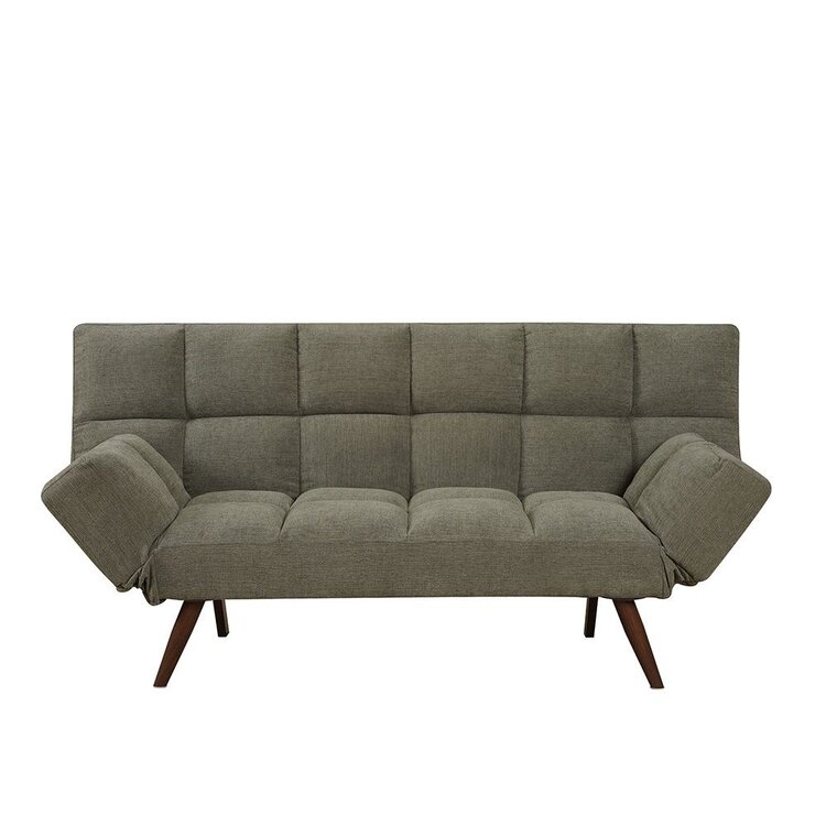 Schlafsofa 1,5-Sitzer Timo  recycelter Stoff grün