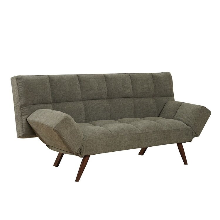 Schlafsofa 1,5-Sitzer Timo  recycelter Stoff grün