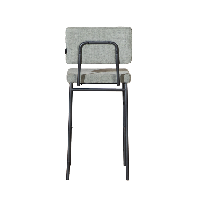 Barhocker Espen recycelter Stoff grün 64 - 77 cm