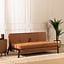 Schlafsofa 2-Sitzer Mikko Eco-Leder cognac