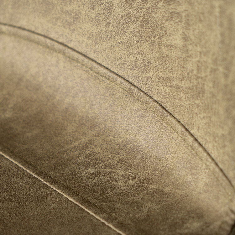 Barhocker Leder Barrel olivgrün 69 cm