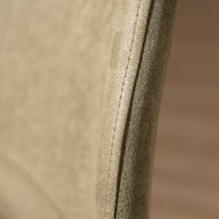 Barhocker Leder Barrel olivgrün 69 cm