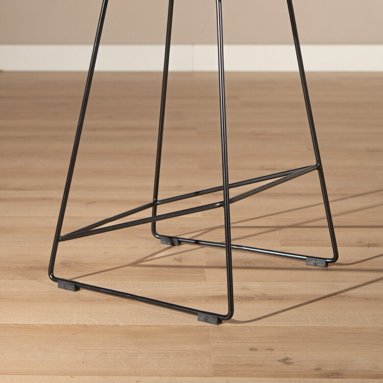 Barhocker Ellen skandinavisches Design schwarz 66 cm