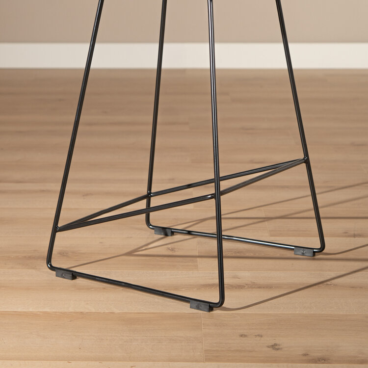 Barhocker Ellen skandinavisches Design schwarz 76 cm