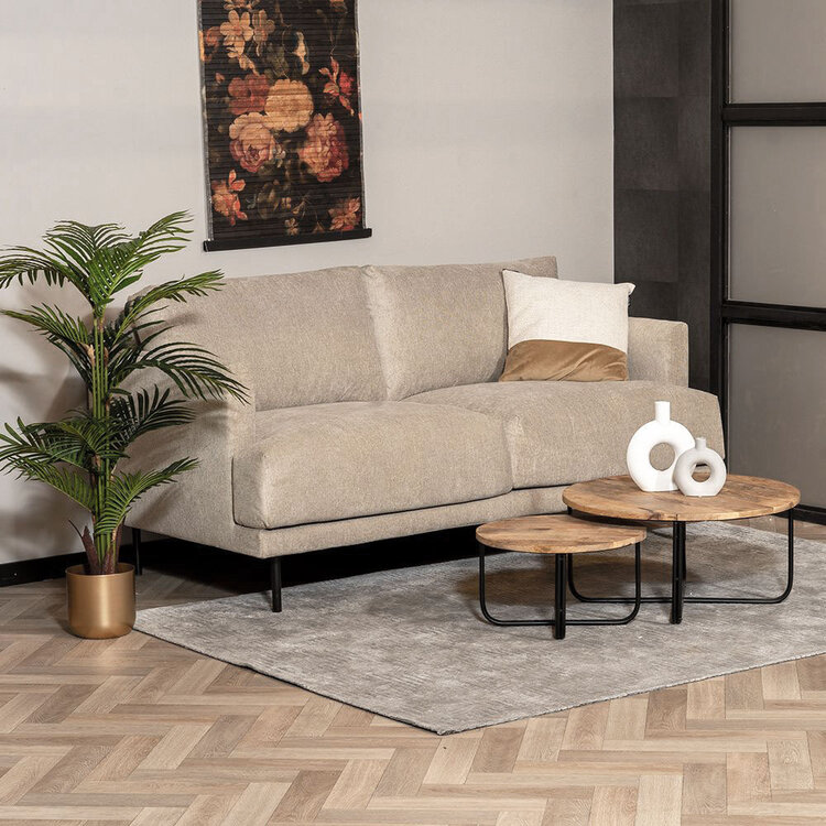 Sofa Denver 2,5-Sitzer Stoff taupe