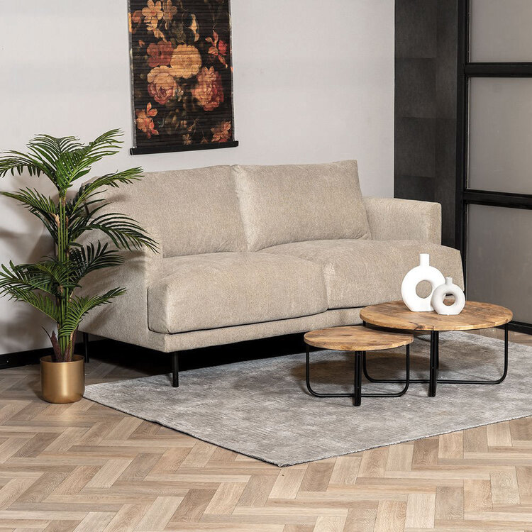 Sofa Denver 2,5-Sitzer Stoff taupe