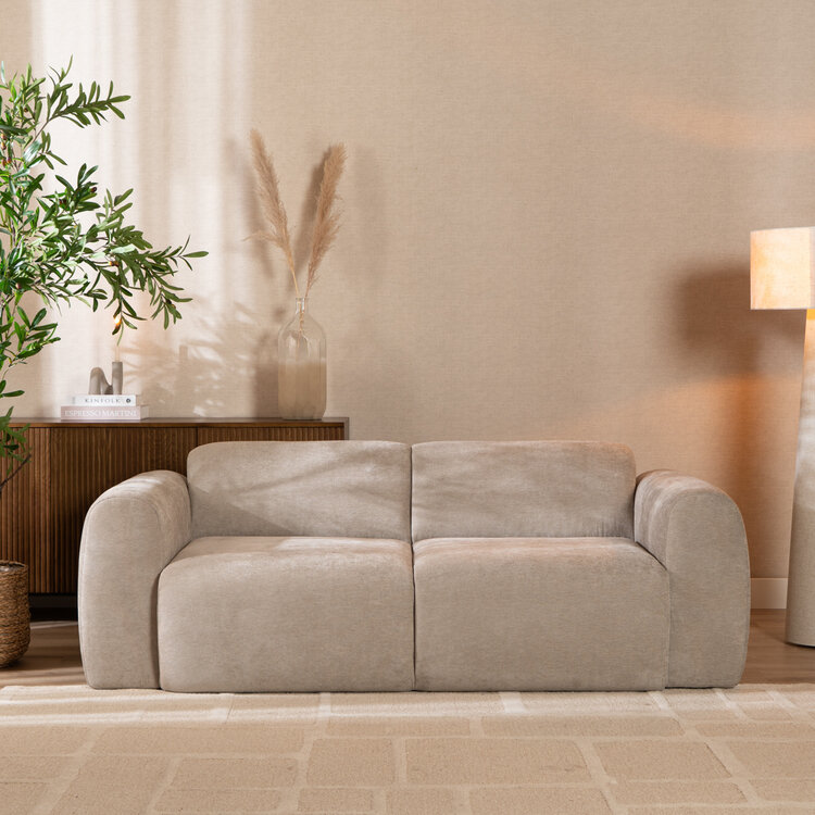 Sofa Maine 2,5 Sitzer Stoff taupe