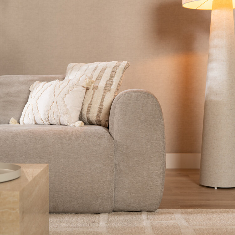 Sofa Maine 2,5 Sitzer Stoff taupe