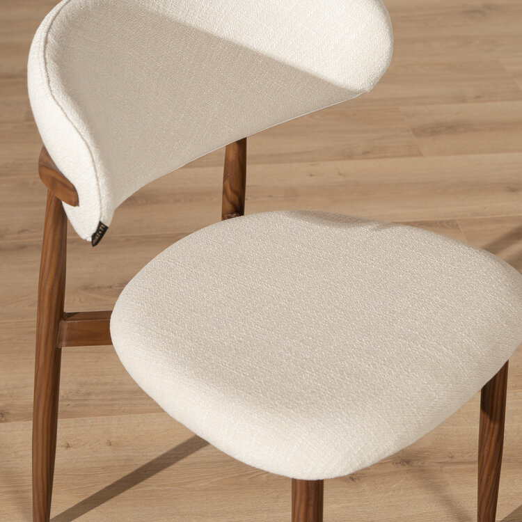 Esszimmerstuhl Lara Leinen off white