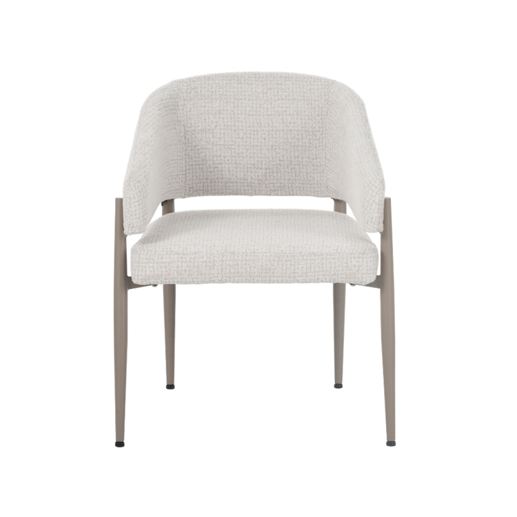 Esszimmerstuhl Armin Stoff meliert beige