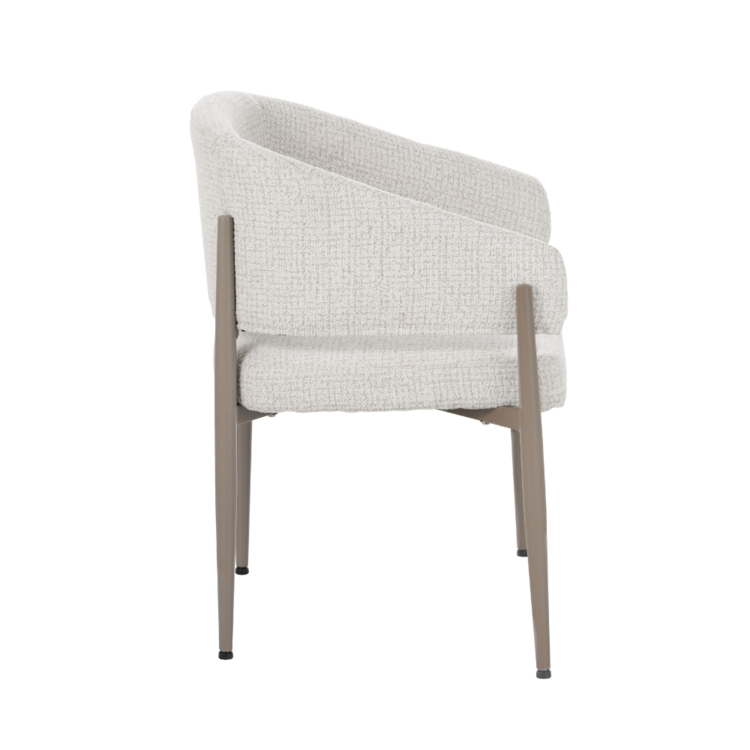 Esszimmerstuhl Armin Stoff meliert beige