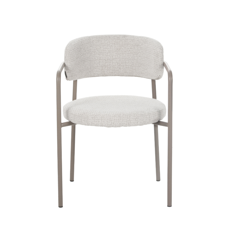 Esszimmerstuhl Nicky Stoff meliert beige
