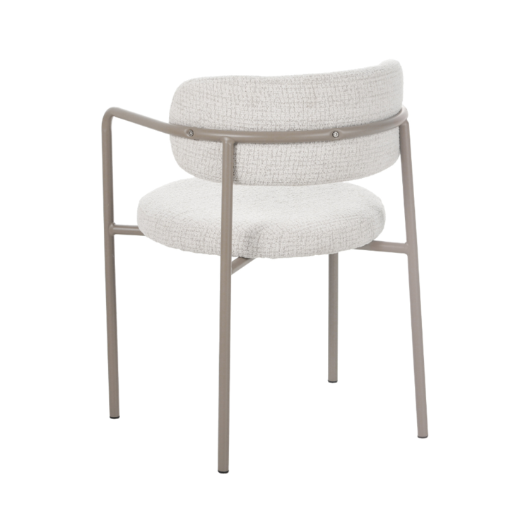 Esszimmerstuhl Nicky Stoff meliert beige