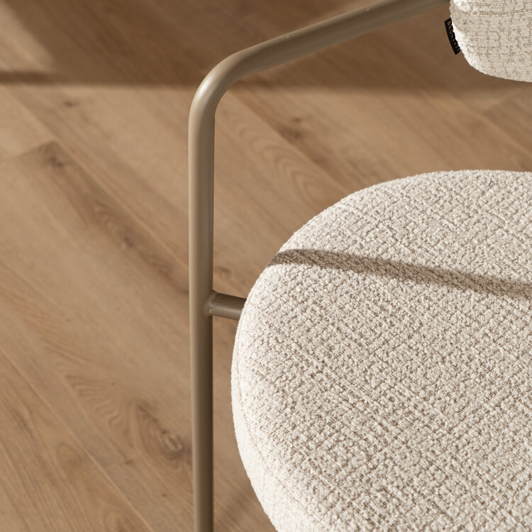 Esszimmerstuhl Nicky Stoff meliert beige