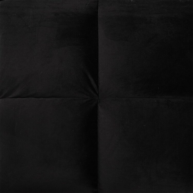 Schlafsofa 1,5-Sitzer Timo Samt schwarz