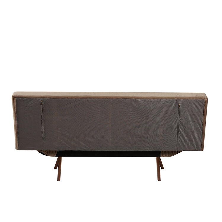 Schlafsofa 1,5-Sitzer Timo Samt taupe