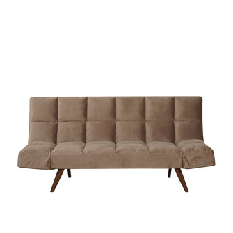Schlafsofa 1,5-Sitzer Timo Samt taupe