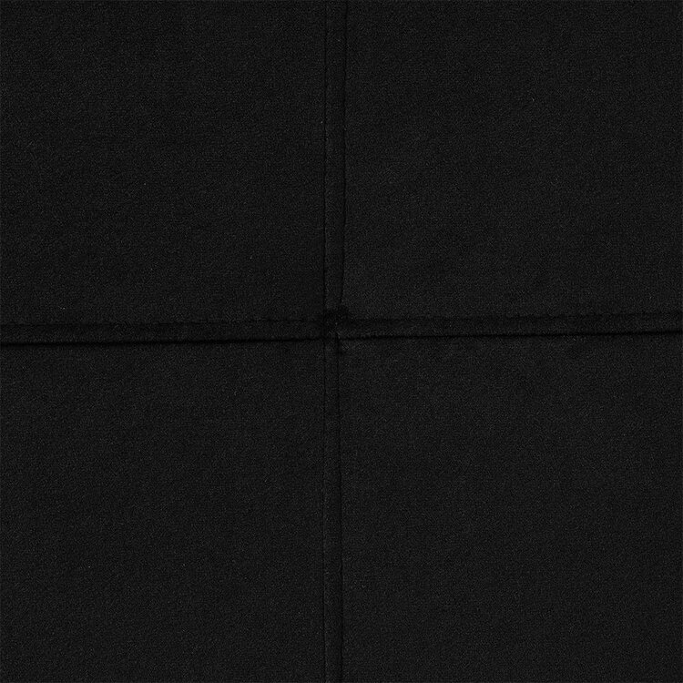 Schlafsofa 2-Sitzer Mikko Samt schwarz