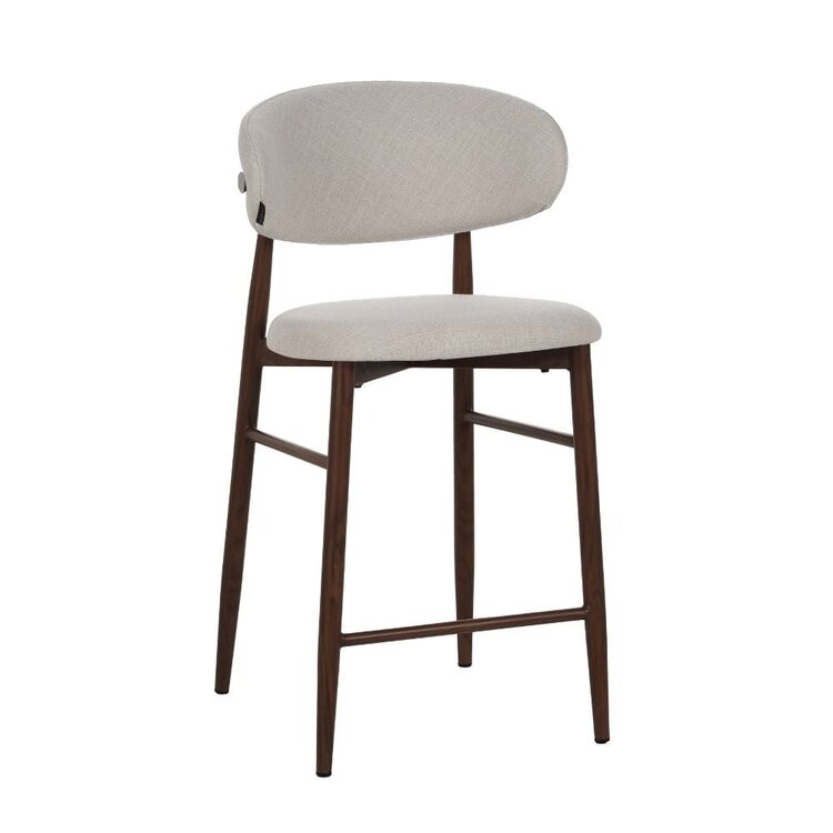 Barhocker Lara Leinen off white 70 cm