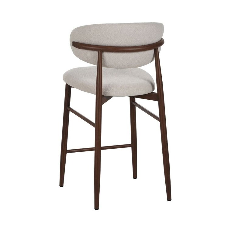 Barhocker Lara Leinen off white 70 cm