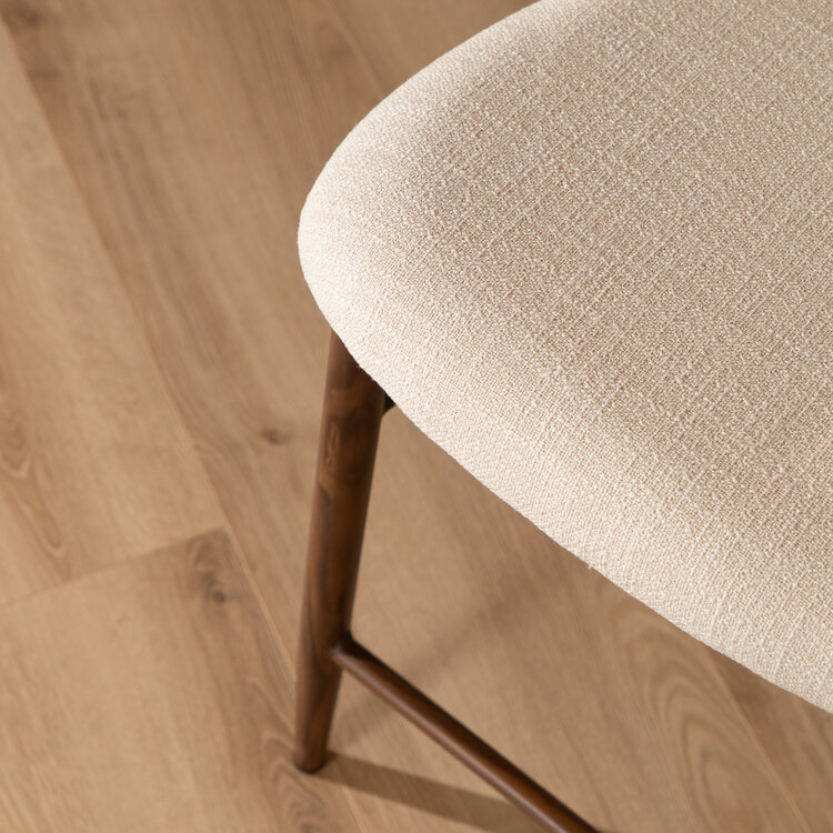 Barhocker Lara Leinen off white 70 cm