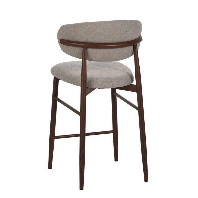 Barhocker Lara Leinen taupe 70 cm