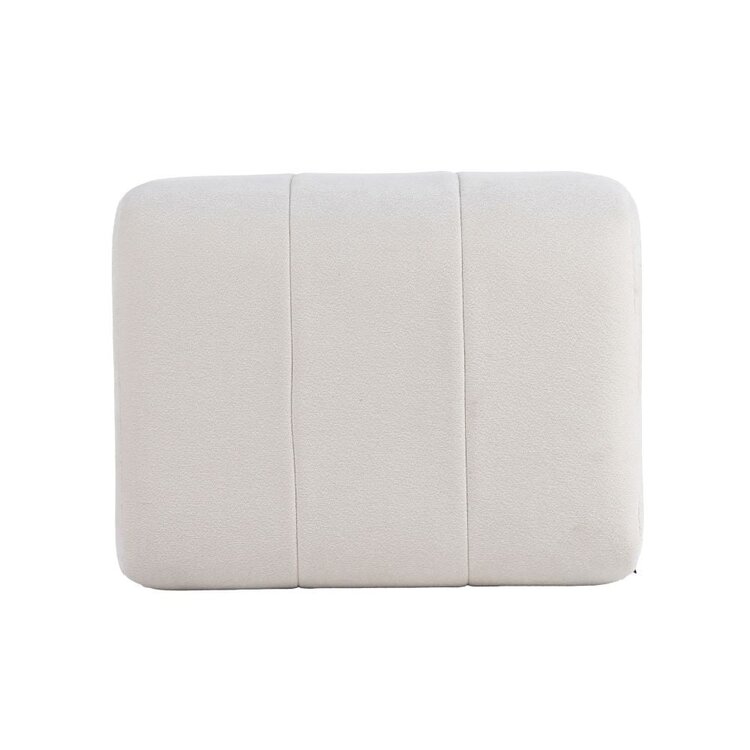 Modularer Hocker Seth Chenille off white