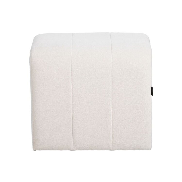 Modularer Hocker Seth Chenille off white