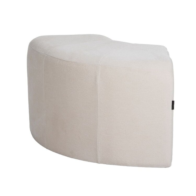 Modularer Eckhocker Seth Chenille off white