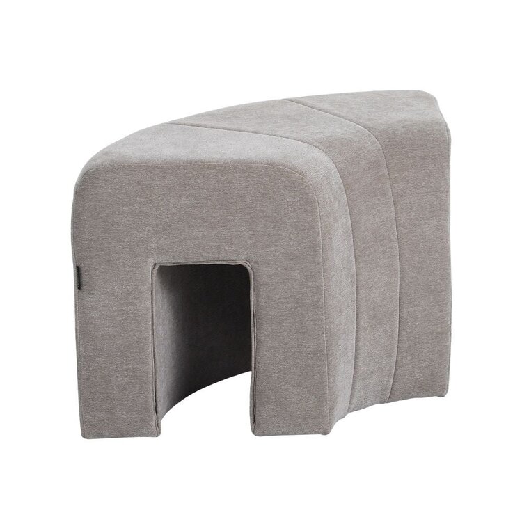 Modularer Eckhocker Seth Chenille taupe