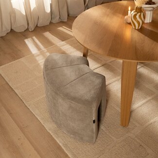 Modularer Eckhocker Seth Chenille taupe