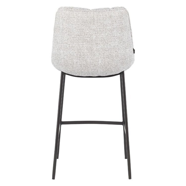 Barhocker Trevi Stoff offwhite/braun 68 cm