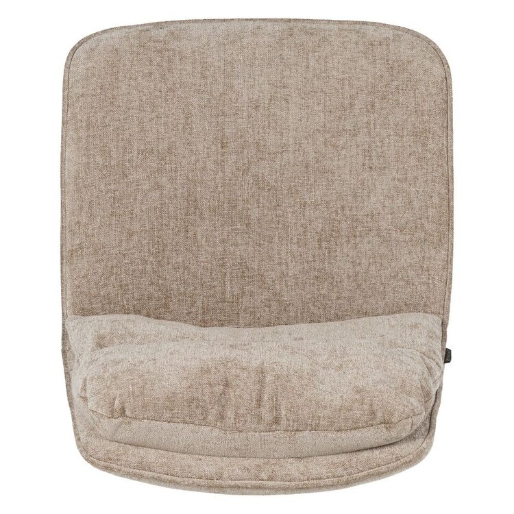 Barhocker Trevi Samt taupe 68 cm