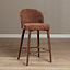 Barhocker Charlie Chenille kupfer 69 cm