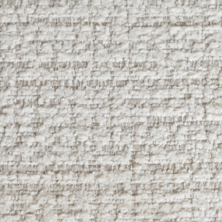 Sessel Fallon drehbar melierter Stoff beige