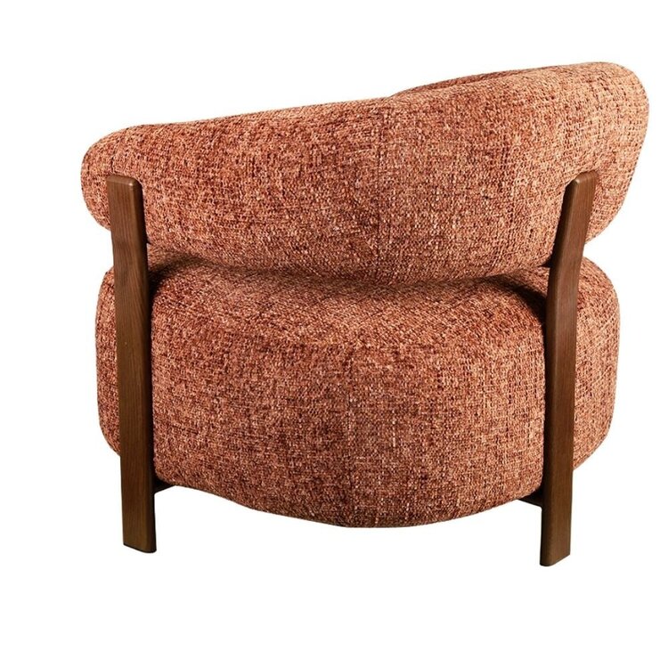 Sessel Grace Chenille kupfer