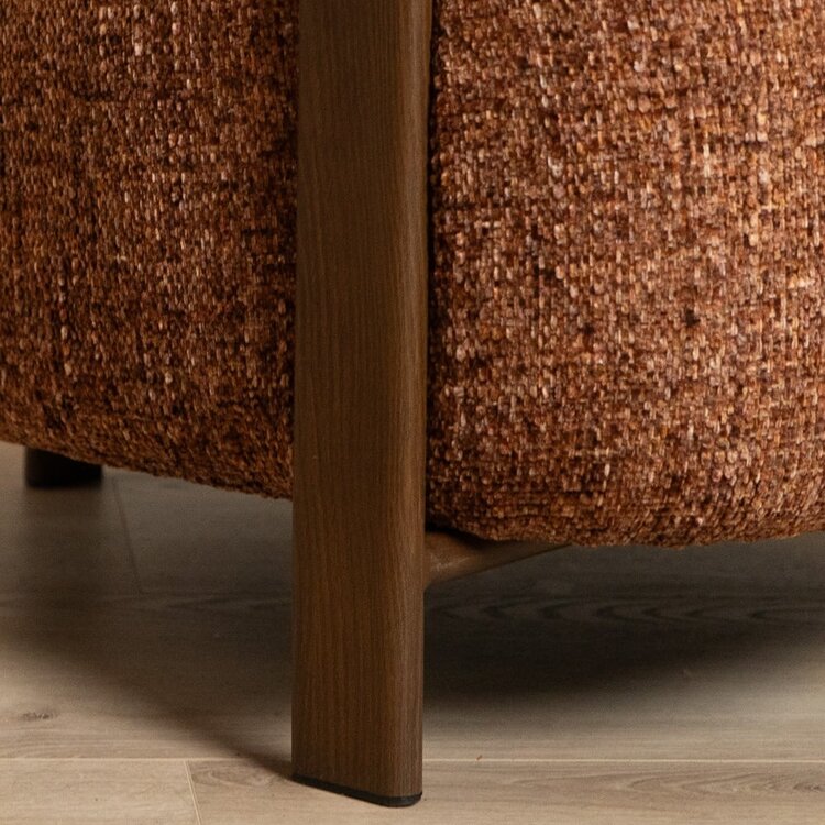 Sessel Grace Chenille kupfer