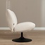 Sessel Lise drehbar Chenille off white