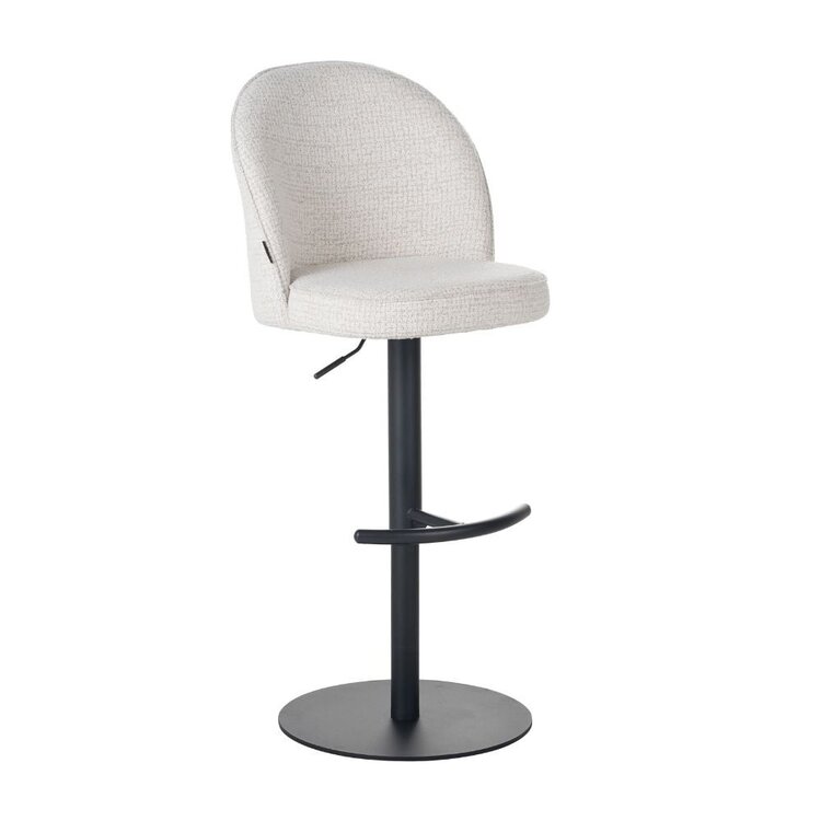 Barhocker Odin Stoff meliert beige 63-83 cm