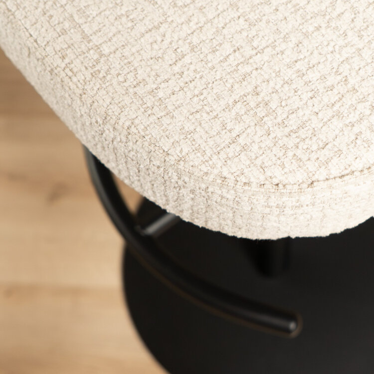 Barhocker Odin Stoff meliert beige 63-83 cm