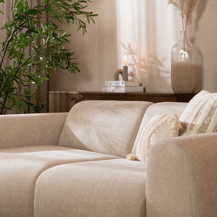 Sofa Maine 2,5-Sitzer Chenille beige