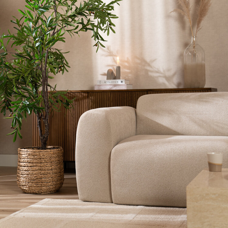 Sofa Maine 2,5-Sitzer Chenille beige