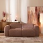 Sofa Maine 2,5 Sitzer Bouclé rot/rosa