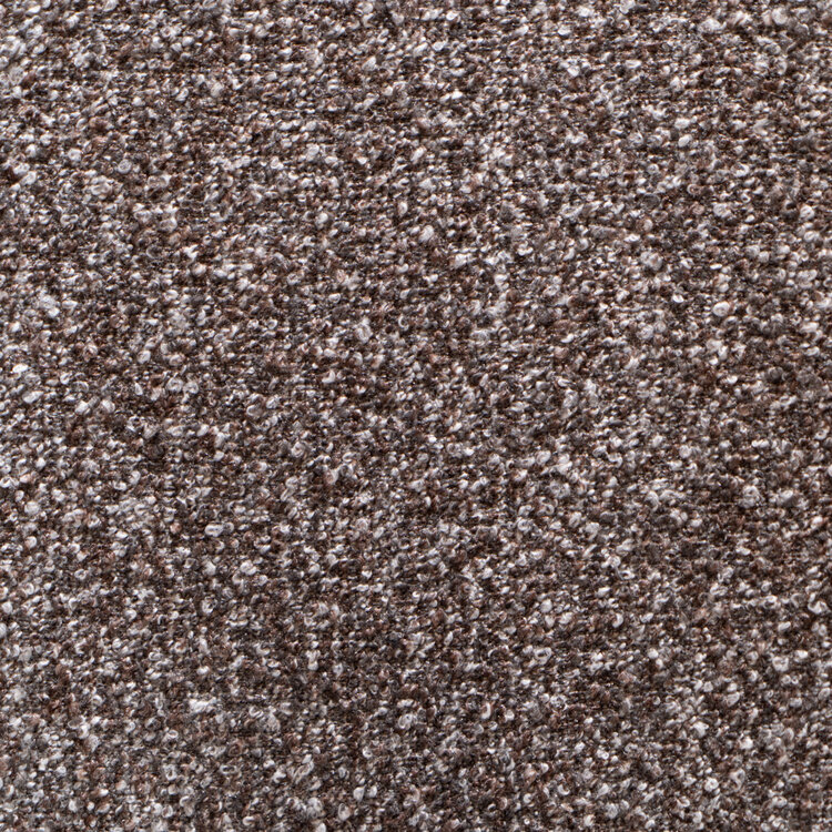 Ecksofa Maine Bouclé braun/grau rechts