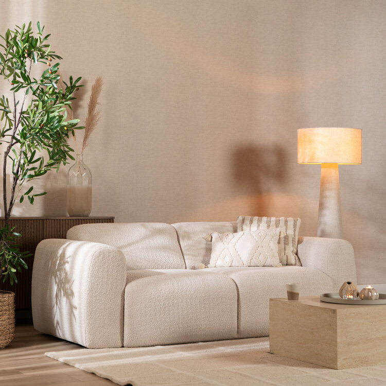 Sofa Maine 2,5-Sitzer Bouclé off white