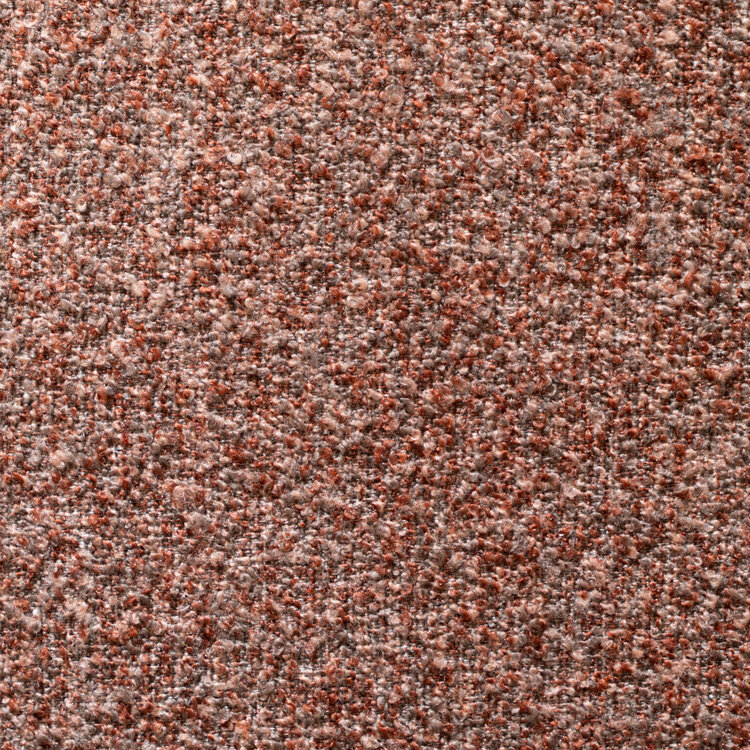 Ecksofa Maine Bouclé rot/rosa links