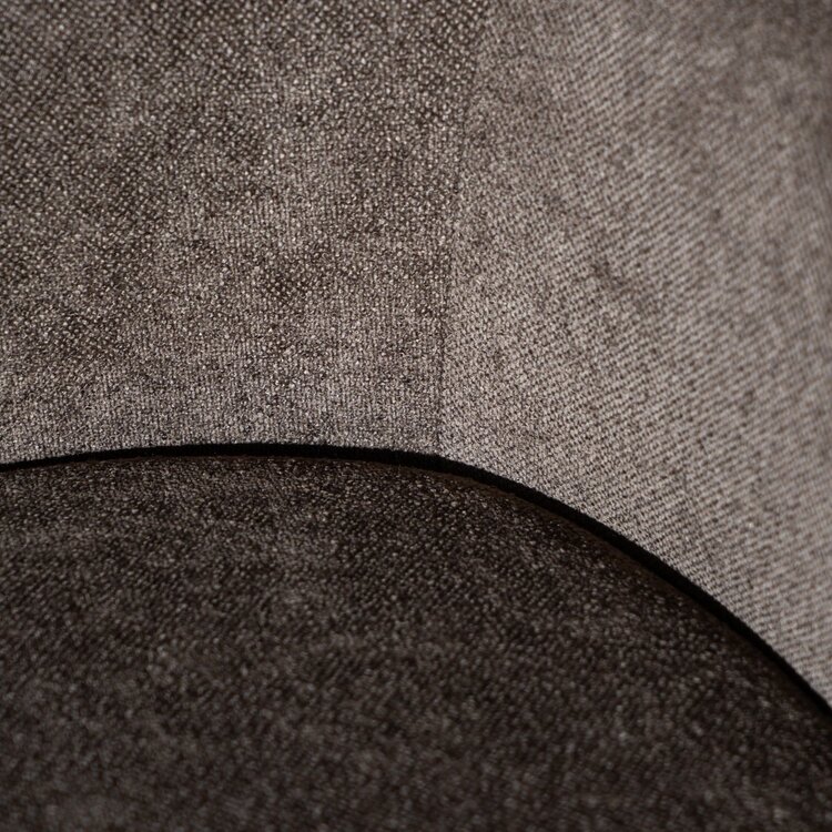 Esszimmerstuhl mit Rollen Finn Chenille braun