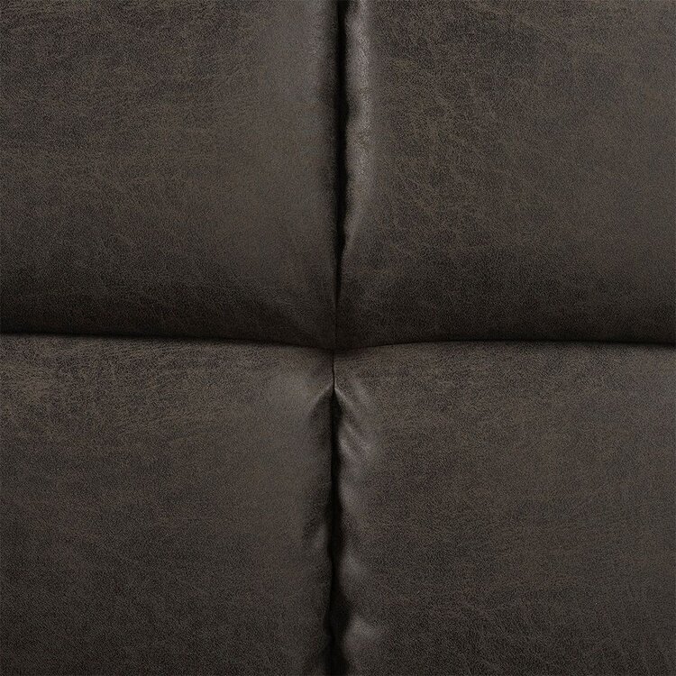 Schlafsofa 1,5-Sitzer Timo Eco-Leder anthrazit